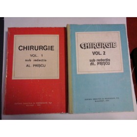    CHIRURGIE  Vol.1 si Vol.2  -  sub redactia Al.  PRISCU  
